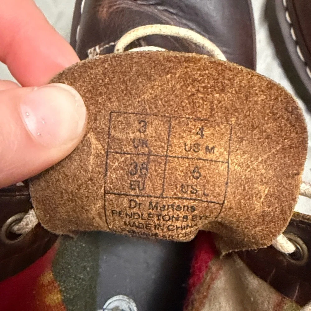Vintage Dr. Martens Pendleton Combat Boots - Picture 7 of 9